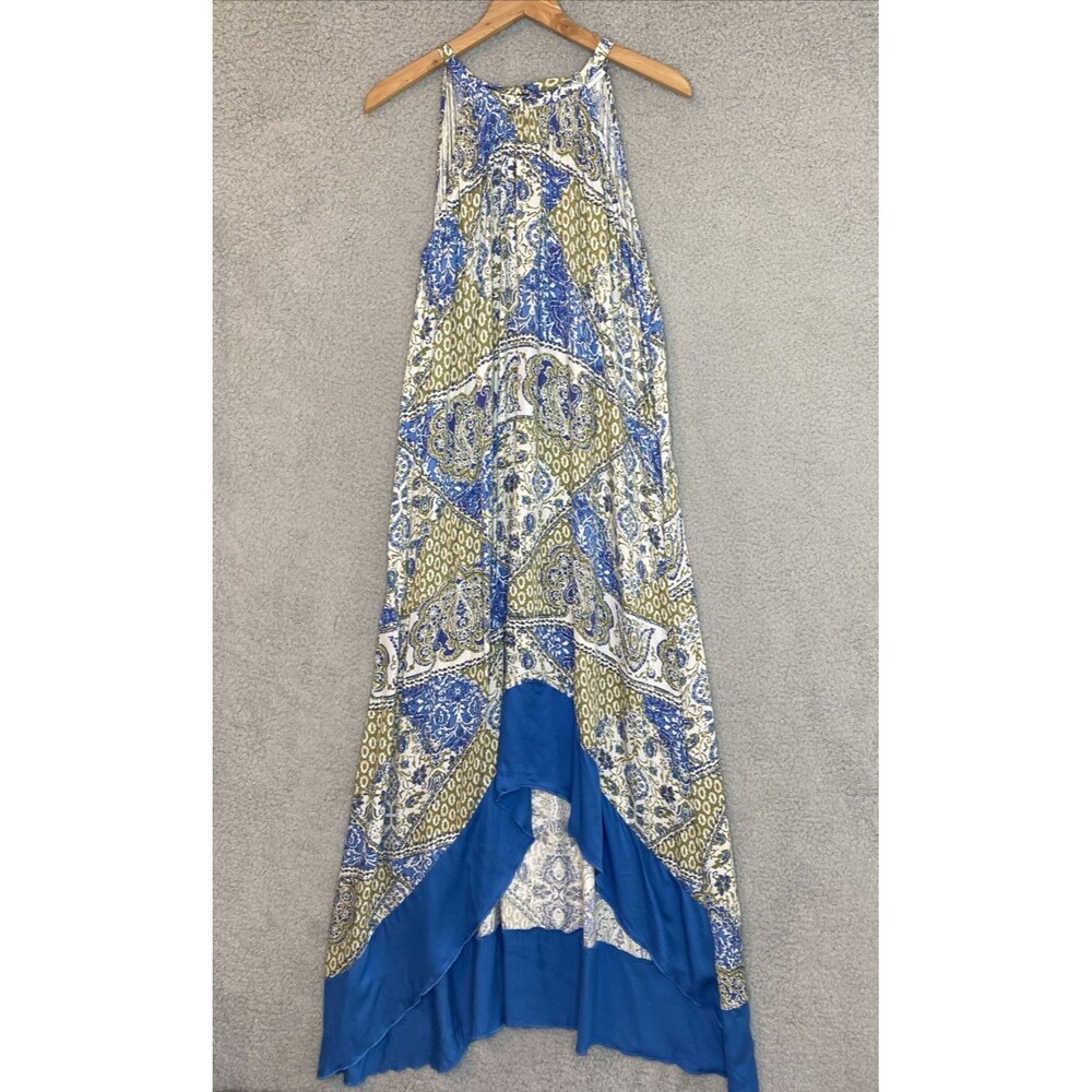 Lascana Boho Coastal Beach Oversized High Low Maxi Dress Women's Size 6 - Picture 15 of 16